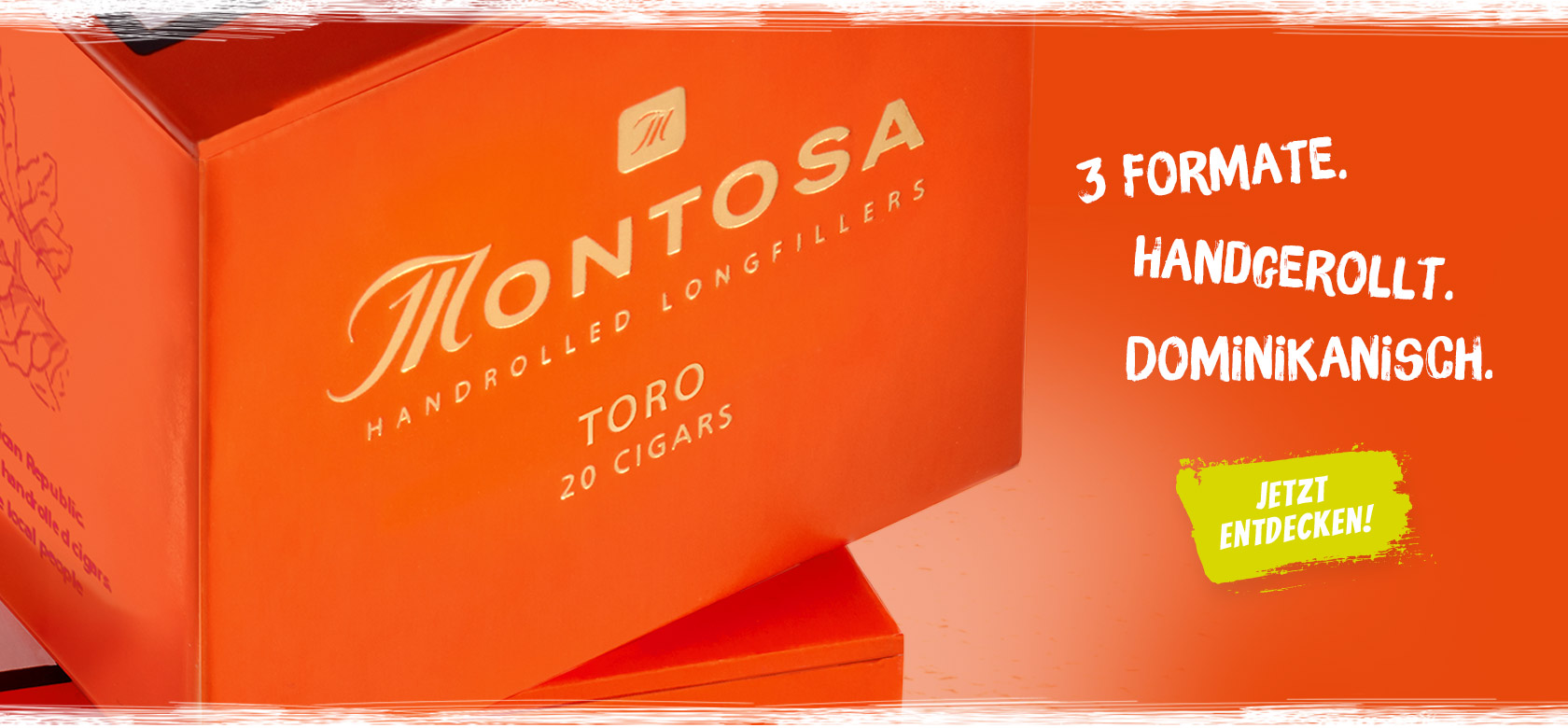 3 Formate. Handgerollt. Dominikanisch.